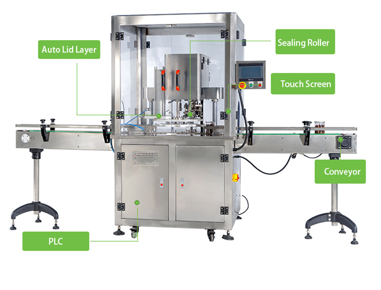 automatic can seamer for food packing