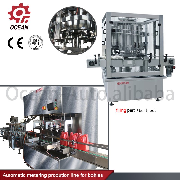 liquid filling capping and labeling machine