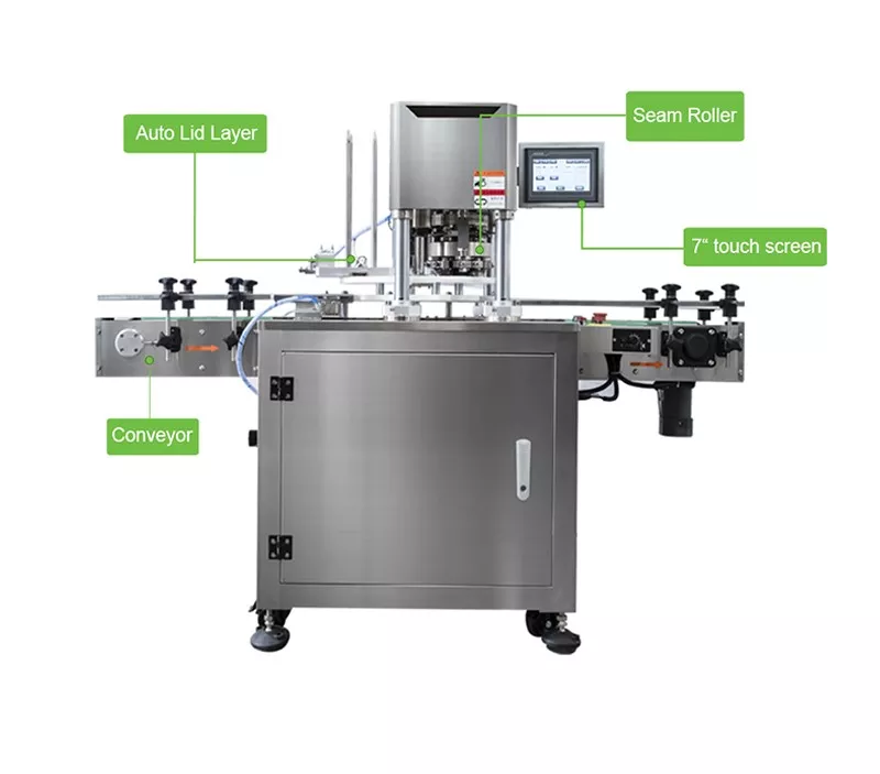 Automatic Food Can Sealer Machine