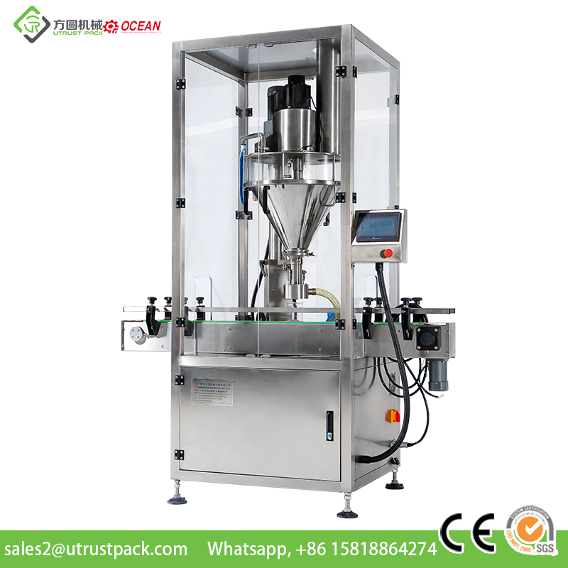 الشركة المصنعة للآلات آلة تعبئة مسحوق الحليب الأوتوماتيكية بالكامل / Doser اوجير حشو