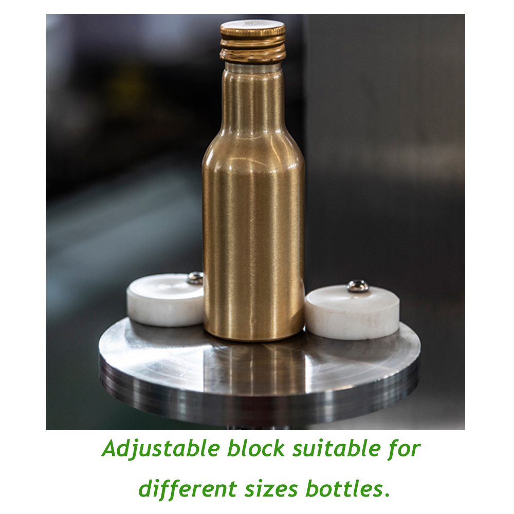 دليل الألومنيوم بيلفر والدليل على المشروبات عصير PET زجاجة بلاستيكية روب كاب آلة كابر