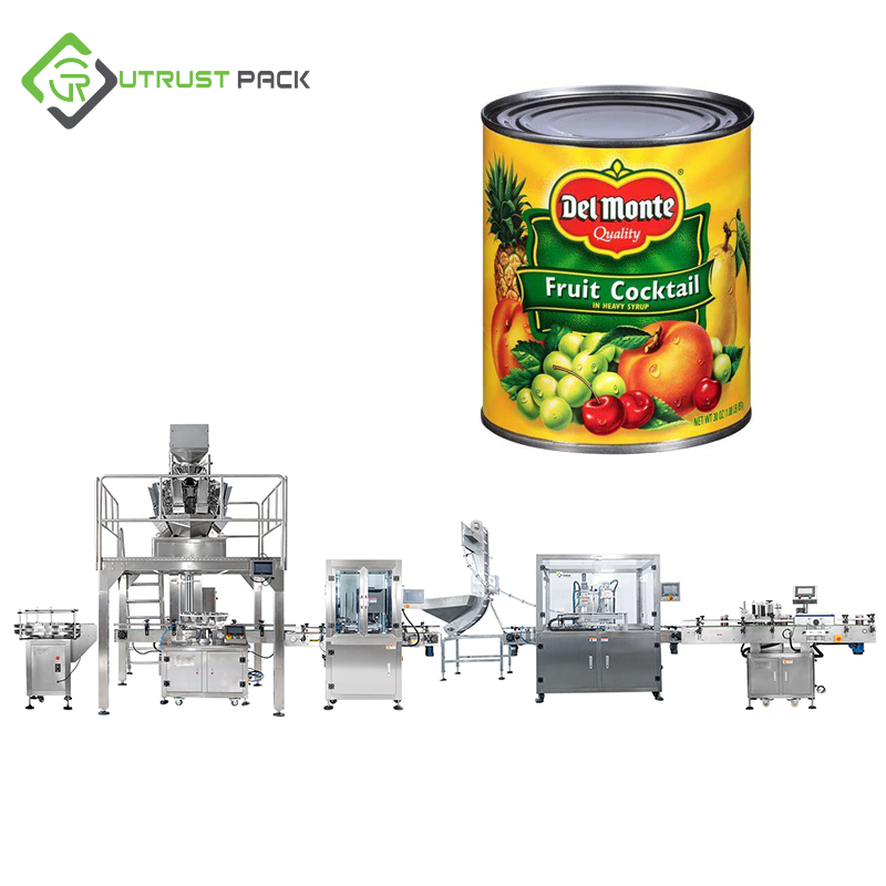 Canned Fruit Filling and Can Packaging Line